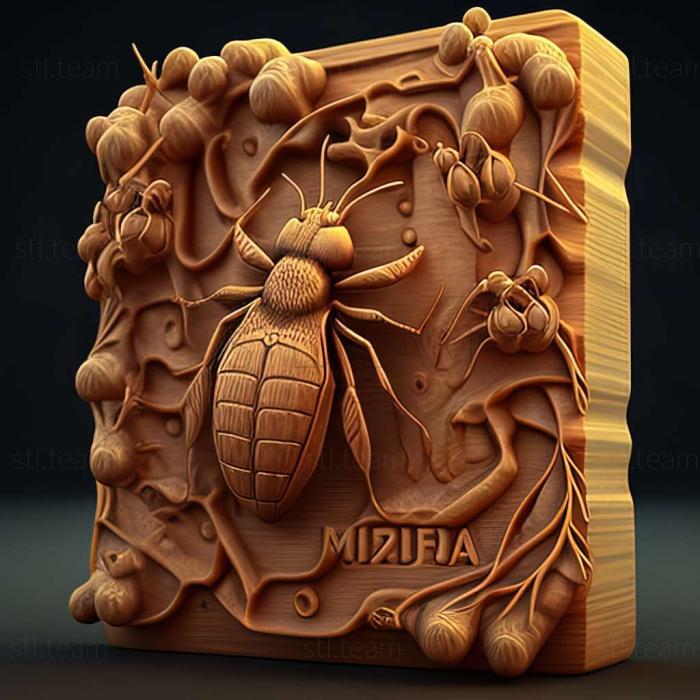 3D модель Мирмика дисплицентия (STL)